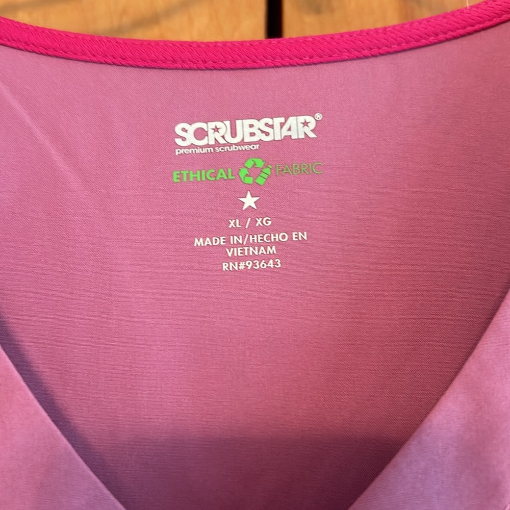 Pink Scrub Top - Picture 2 of 4
